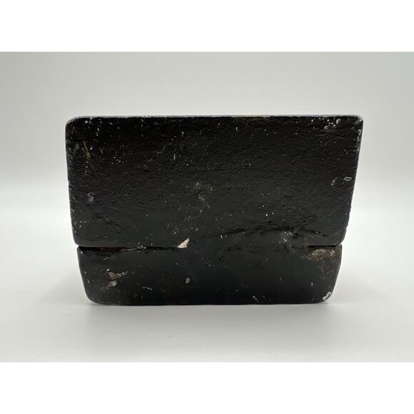 Vintage Cast Iron HUMPTY DUMPTY Coin Piggy Bank 5.25” Hand Painted - Picture 10 of 10